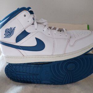 Jordan I Retro Mid Industrial Blue brand new Size 18 Nike 1